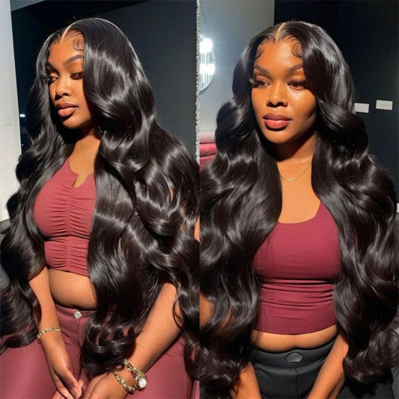 7x5 Body Wave Lace Closure Glueless Wig 100% Virgin Human Hair 180% Density with Pre-pleached Knots