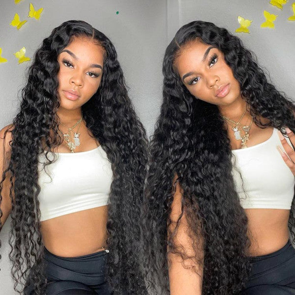 13x6 Deep Curly Wig - 250% Density HD Lace Virgin Hair Pre-Plucked Hairline