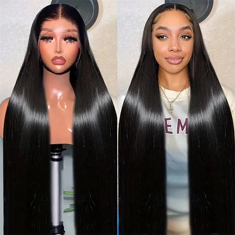 13x6 Silky Straight Lace Front Wig - 250% Density, HD Lace, 100% Virgin Indian Human Hair