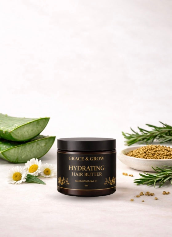Grace & Grow Hydrating Hair Butter - 8 oz