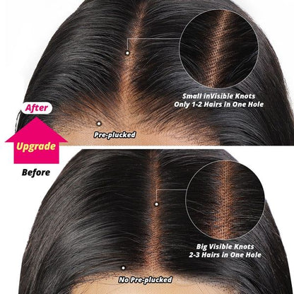 13x6 Body Wave HD Lace Front Virgin Human Hair Wig 250% Density