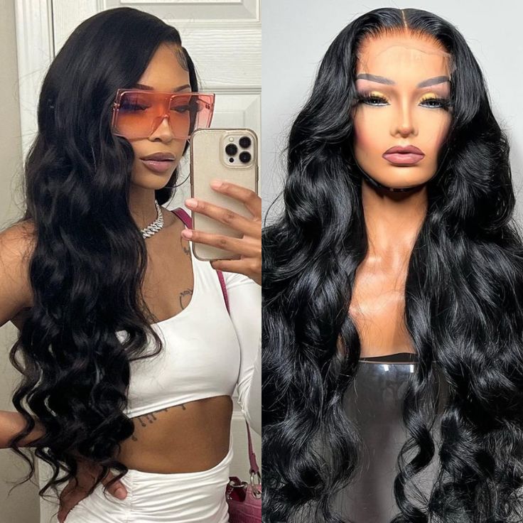 13x6 Body Wave HD Lace Front Virgin Human Hair Wig 250% Density