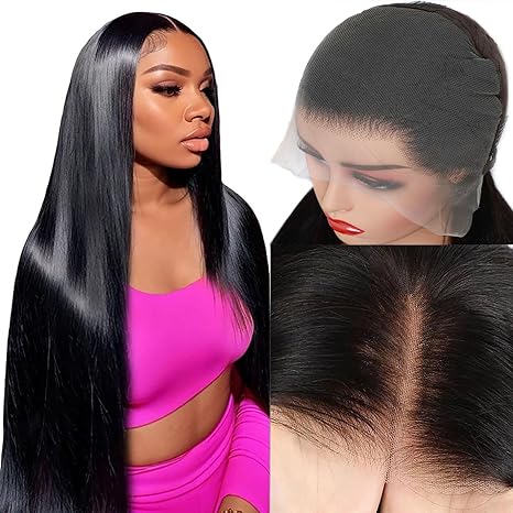 13x6 Silky Straight Lace Front Wig - 210% Density, HD Lace, 100% Virgin Human Hair